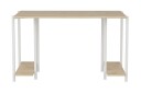 Malem Skrivebord 60x73,8x125,2 cm med oppbevaring   Hvit