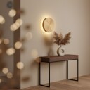 Loomba vegglampe 20 cm rund - Antikk