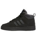 Adidas Sportswear Rapid Court Mid J Winterized   Black   35 1/3