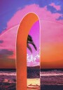 Portal Vaporwave Plakat / 100x150cm