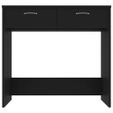 vidaXL Skrivebord svart 80x40x75 cm sponplate
