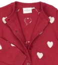The New Cardigan - Strikk - TnstYulla - Rio Redd TN - The New - 1½ år (86) - Cardigan Hvit Rød