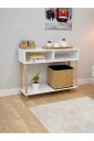 Skjenk Hanah Home Peka Sideboard 90 x 75 x 30 cm Hvit   Hvit