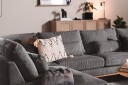 Copenhagen 5 seters Venstrevendt U formet Sofa med Divan og Sjeselong i Manchester   Mørk grå