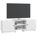  TV skap Høgglans Hvit 150 x 31 x 50 cm Konstruert tre