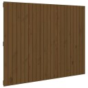 vidaXL Veggmontert hodegavl honningbrun 146,5x3x110 cm heltre furu
