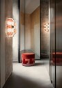 Mida Vegg /Taklampe 67 cm Rose