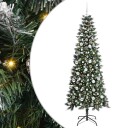  Kunstig juletre grønn 86 x 86 x 210 cm PVC og plast og stål
