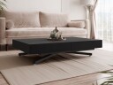 Avendi uttrekkbart sofabord 200 cm - svart