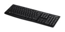 Logitech K270 Wireless Keyboard - UK - Tastatur - Engelsk - Svart