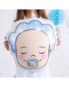 Blå Baby Folieballong til Dåp Babyshower og Bursdag 45x40 cm