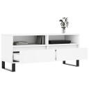 vidaXL TV-benk hvit 100x34,5x44,5 cm konstruert tre