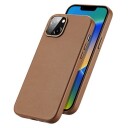 Dux Ducis iPhone 14 Plus DUX DUCIS Grit Elegant Kunstskinn Bakdeksel - MagSafe-kompatibel - Brun