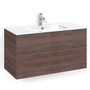 Macro Design Crown Plain Servantskap 2 Skuff - med Light Servant Brun ask / 100cm 14
