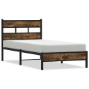  Sengeramme uten madrass med hodegavl sonoma eik 107x203 cm 8721158377852