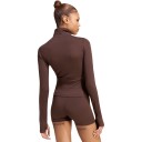 Adidas Originals Essentials Full Zip Treningsgenser Dame Brun L