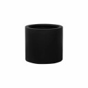 Homefactory Fiberstone Round plain matt black 302026