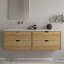 CPH Tapwork Soho 160L   MKII fingertappede skap i naturlig eik inkludert Mathvid SolidTec® vask