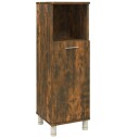 vidaXL Baderomsskap røkt eik 30x30x95 cm konstruert tre