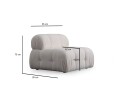 Belgin Midtmodul 95 cm   Hvit
