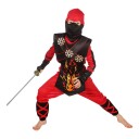 Wilbers & Wilbers Fire Ninja Barn Kostyme X-Small 003386-V-104
