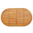 vidaXL Bordplate 120 x 70 x 2 cm Solid akasietre Olje naturlig