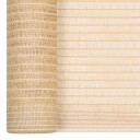 vidaXL Skjermnett Beige 3,6x10 m HDPE 75 g/m²