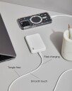 Silicone cable USB A Lightning White