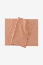 Ellos Home   Bordbrikke Malva 2 pk i 100% lin   Orange