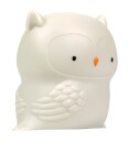 A Little Lovely Company Nattlampe   11,8x11,5 cm   Ugle   Grå   A Little Lovely Company   OneSize   Nattlampe