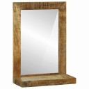  Baderomsspeil Brun 50 x 22 x 70 cm Solid grov mango tre