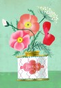 Poppies In Jasmine Tea Poster Plakat / 40x50cm