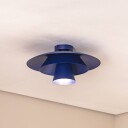 Taklampe Plato Luminex dimbar Blå Stue / spisestue Metall Moderne