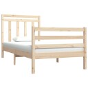 vidaXL Sengeramme heltre 90x190 cm 3FT Single
