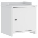  Gangbenk SANDNES hvit 45x40x50 cm heltre furu