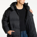 Calvin Klein Jeans Ls Long Length Hooded Nylon Puff - Black - S