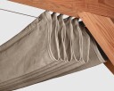 Platinum Sun & Shade Coolfit pergolatak Greige 3,7 x 3,7 m Beige