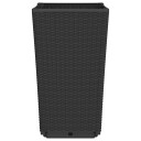 Plantekasser 4 stk svart 32,5x32,5x57 cm PP