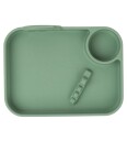 Done By Deer Peekaboo Compartment Plate Friends Green