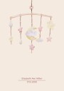 Baby Mobile Pastel Nursery Personalized Plakat Plakat / 21x30cm