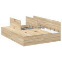  Oppbevaringsseng Sonoma Eik 160x200 cm 3335391