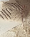 Putetrekk   Natural Boho 45 x 45 cm beige Size: 45 x 45 cm