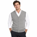 Cashmere Company Herre Strikkevarer Grå XL,