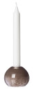 Ernst lysestake glass Ø 7,5 cm Brun