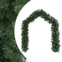 vidaXL Julekrans Grønn 270 cm PVC