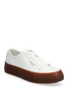 Calvin Klein Vulc Flatf Lace Up Text Lth - White - 39