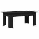  Kaffebord i sort eik 100 x 60 x 42 cm laget av konstruert tre