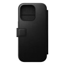 Nomad Modern Leather Folio black iPhone 16 Pro