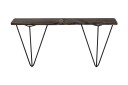 Vegghylle Boeklo 15x60 cm   Svart / Valnøtt