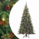  Kunstig sammensatt juletre med 300 LED grønn 180 cm PE og PVC